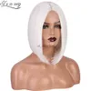 Parrucche sintetiche I è una parrucca parrucche sintetiche per donne parrucche bianche dritte cortometrali medio parche arancione nere wigs cosplay cosplay usa i peli hkd230818