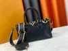 On The Go East West PM 25cm Mini Tote Bag Monograms Canvas Designer Handbag Luxury Shoulder Bag M46653