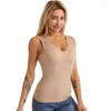 Frauen Shaper Frauen Shapewear gepolstert Bauchkontroll -Tanktop -Tank -Schlampe Camisol Abnehmbarer Körperformung Kompressionsweste Corsett Fajas