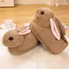 Slippers Winter Women Indoor Boots Lovely Plush Girl Warm Flat Home Cotton Shoes Soft Cloth Sole Non-slip Floor