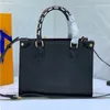 High quality fashion classic handbag Leopard Print silk screen shoulder Bag Large capacity commuter crossbody bag three sizes