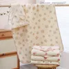 Towels Robes New baby hooded bath towel receiving blanket cartoon printing soft cotton Swaddle packaging towel shawl bath towel shawl raincoat supplies Z230819