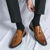 Chaussures habillées Chaussures en cuir de haute qualité Summer Soufflent Chaussures de commerce pour hommes