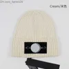 Beanie / Skull Caps Designer Stone gorro negro Gorro de punto de invierno Gorro de lana Mujeres Chunky Knit Grueso Cálido piel sintética pom Gorros Sombreros Z230819