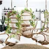 Flores decorativas Willow Vine Vine Artificial Flower Eucalyptus Garland Garland Plant Vine