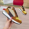 Hoogwaardige designer schoenen vrouwen mannen canvas casual schoenen rond teen veter tempo lage top hardloopschoenen echte lederen sportschoenen buiten vrije tijd plat platform schoenen