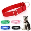 Colliers de chien Martingale Nylon Collier d'animaux de compagnie réglable pour petit chiot durable Traning Pitbull Pug Products Honden Halsband