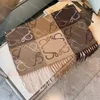 Marke Jacquard Designer Schal Pashmina Für frauen Warme Schals Mode Klassische Imitieren Kaschmir Wolle Lange Schal Wrap Herren Schals beanie 2023