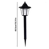 Solar Pathway Lights Outdoor Waterproof LED Light With Stake Flickering Candle Lantern Lighting For Yard Lawn