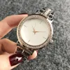 Luxury Fashion Band Watches women Lady Girl Big stones 36mm crystal style Metal steel band Quartz Wrist Watch wholesale