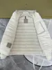 Göğüs Cep Hafif Erkek Aşağı Ceket Kol Rozeti Kapşonlu Kilpinli Ceket Moda Tasarımcı Kış Palto Boyutu 1-5