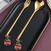 Spoons Halloween Edelstahllöffel und Gabel Set Dessert Kaffeekabelle Dekoration für Tea Party