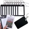 Keychains Students Badge Child Bus Card Cover Case Holder Bags Business Waterproof Holder Bank ID With Keyring