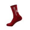 Nouveau style Socles de football non glissantes hommes Femmes cyclistes sportives antidérapantes chaussettes de foot