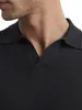 Men's Polos 100% Merino Wool Polo Shirt Men Short Sleeve Knit Open Collar T Shirt Merino Base Layer Breathable Quick Dry Anti-Odor T Shirts 230817