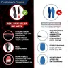Shoe Parts Accessories Premium Orthopedic Insoles for Feet PU Gel Shock Absorption Breathable Health Sole Pad Sport Arch Support Pain Care Insole 230817