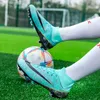 Vestido tênis masculino tênis de futebol garotos botas de futebol mulheres sunantes de futebol respiráveis ​​tênis de futebol antiskid Chaussure Football Sapatos de futebol 230817