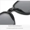 Gli occhiali da sole in cornice in cornice di aspirazione magnetica da uomo Specchio set di telai che inviano lenti polarizzate Personalità della moda guidando Convenuti occhiali da sole 230818
