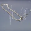 ネックレスのイヤリングセット豪華な蝶番クリスタルチョーカーネックレス