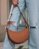 7A Jakość Numero Dix Skórzane torby designerskie męskie torby Torba Satchel Half Moon Torby Weekender Cross Body Under Ręka Ręka luksusowa damska torba podróżna