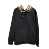 Designer Mens hoodies sweatshirts pullover hooded stitching casual drawstring kangaroo pocket female jacket S-2xl267a