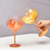 Bicchieri da vino tazza d'acqua per la casa super grande sei colori ins arancia rossa da donna alta bellezza