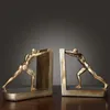 Objetos decorativos Figuras criativas Hercules Bookends Livros Vintage Bookcase Book Individação de vinhos Individores Office Crafts Home Decoration 230817