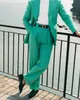 New Fashion Men Suit For Wedding Peaked Lapel Groom Wear Slim Fit Tuxedos Custom Made 2 Pcs Jacket Pants Terno Masculino