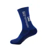 Nouveau style Socles de football non glissantes hommes Femmes cyclistes sportives antidérapantes chaussettes de foot