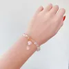 Strand Cartoon Children's Bracelet Glass Beading Colorful Crystal Beaded Handmade Elastic Rope Women Fashion Jewelry Pulceras