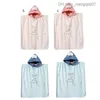 Blankets Swaddling Cartoon hooded bath towel rain cape children's soft baby towel bag absorbent baby bath towel hooded blanket newborn Z230818