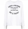 Zadig Voltaire Designer Hoodie ZVER Classic Letter Printed Cround Sheck Women's Women's Women's Driouged Blue Sweater