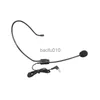 Microphones Portable Vocal Wired Headset Microphone for Amplifier Speaker with Dynamic Mic Loudspeaker Tour Guide Teaching Lecture Karaoke HKD230818