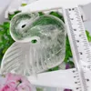 Decoratieve beeldjes 5,3 cm Natuurlijk helder kwarts Zwaan kristal schattig dier genezing thuis decoratie verjaardag cadeau gezonde kinderen speelgoed 1 stks