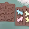 Bakvormen doggy siliconen cake schimmel decoreren gereedschap diy candy cookies chocolade bakware voor keukenaccessoires