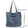 TOTEES WOMENS VINTAGE FASION ONE SLACDER CLASSIAN HANTBAG DENIMトレンド大容量ハンドバッグワンショルダーバッグHKD230818