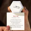 Обручальные кольца сладкое сердце любовь к женским свадебным наборам Кристалл Регулируемый кубический цирконий югорский модный обручальный кольцо подарок KBR061
