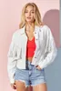 Vestes pour femmes Jeans Veste Gland Streetwear Casual Vintage Lavé À Manches Longues Vêtements D'extérieur High Street Blanc Coréen Fringe Manteau Lâche 230817