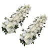 Flores decorativas 2pcs decoração de seda de seda decoração decoração de sala de peônia Diy porta arqueada Linha de flor Janela t