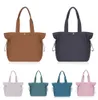 Lulul emen side womens sacchetto per la spesa con set di shopping sport da esterno a una spalla borse da spiaggia per nylon borse da viaggio per viaggi per viaggi di borse di borse da borsetta per borse