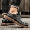 Kleding schoenen mannen handgemaakte loafers schoenen brogue casual schoenen mannen echte lederen schoenen vrachtwerk laarzen zakelijke casual sneakers 230817