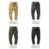 Men's Pants Men Winter Long Casual Pockets Warm Cotton Cargo Trousers Joggers Fashion OutfitsThick Outwear Safari Style