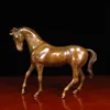 Dekorativa föremål Figurer Hem Copper Horse Ornament Zodiac Pure Win Instant Success Large and Small Living Room Office Decorations 230817