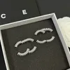 Sier Designer Charming Women's Love Gift 2023 Summer New Earrings Stainless Steel Waterproof Jewelry