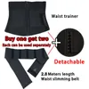 Waist Tummy Shaper 9 Steel Bones Waist Trainer Body Shaper Adjustable Belly Tummy Control Snatch Me Up Wrap Stretch Bands Slim Body Shaper Women 230818