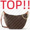 Borse a tracolla TOP.M46311 LOOP HOBO Designer Borsa a tracolla a tracolla Borsa a mano Borsa in tela Mezza luna Tote Satchel Clutch