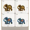 Decoratieve objecten Figurines creatief product olifant hars email decoratie ambachten huis Chinees kantoor bureau tv -kabinet kantoor dieren standbeeld sculptuur 230817