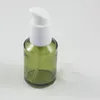 Garrafas de armazenamento Bombea de vidro de 60 ml para embalagem cosmética de loção 2oz