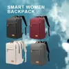 Backpack Woman Multifunctional Travel Airplane Bag Air Women's Notebook Bags Teenager USB Charging Lightweight Laptop Bagpacks