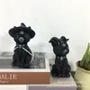 Decoratieve objecten Figurines Little Devil Ornament Animal Resin Artifact Demon Cat Sculpture Desktop Porna Ornament Halloween Decoration Gift 230817